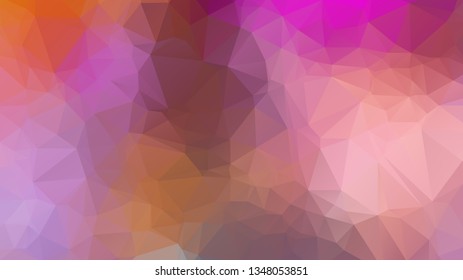 Vector triangle mosaic background with transparencies in dark colors