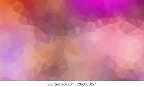 Vector triangle mosaic background with transparencies in dark colors