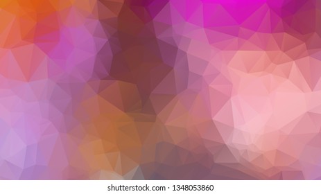 Vector triangle mosaic background with transparencies in dark colors