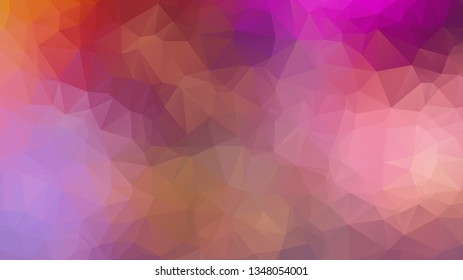 Vector triangle mosaic background with transparencies in dark colors