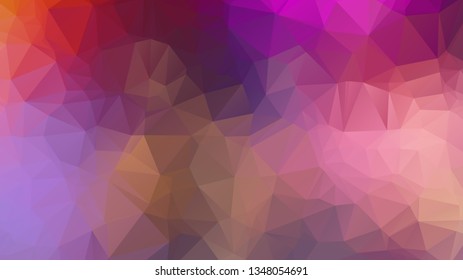 Vector triangle mosaic background with transparencies in dark colors