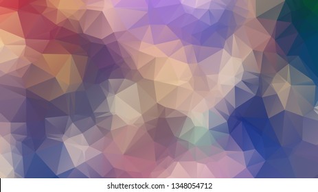 Vector triangle mosaic background with transparencies in dark colors