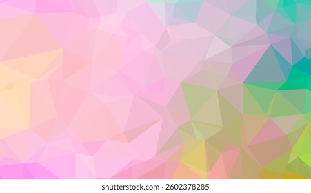 Vector triangle mosaic background with transparencies in dark colors