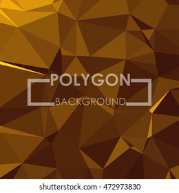 Vector triangle mosaic background with transparencies in dark colors