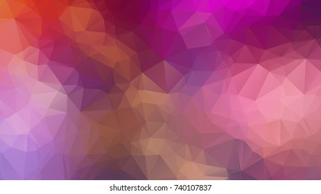 Vector triangle mosaic background with transparencies in dark colors