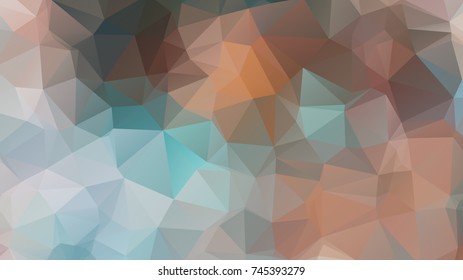 Vector triangle mosaic background with transparencies in dark colors
