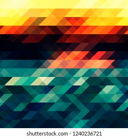 Vector triangle pattern background abstract texture