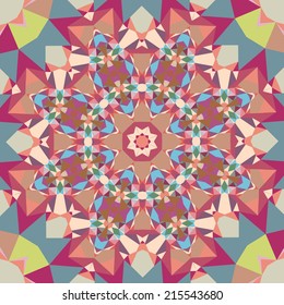 Vector triangle pattern background, triangles background, vector illustration with plenty space for your text. Kaleidoscope backdrop.