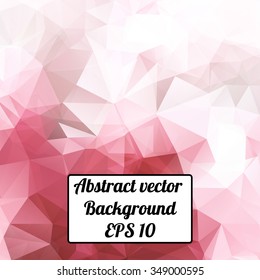 Vector triangle pattern background, triangles background, vector illustration with plenty space for your text. Geometric backdrop. Modern banner design template, vector illustration. 