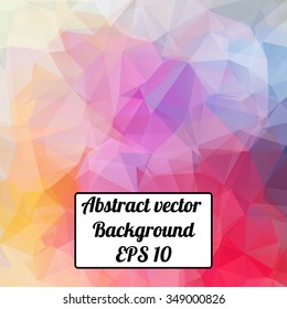 Vector triangle pattern background, triangles background, vector illustration with plenty space for your text. Geometric backdrop. Modern banner design template, vector illustration. 