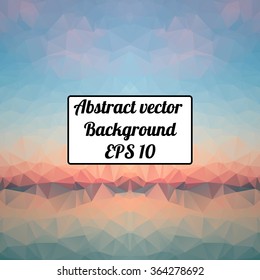 Vector triangle pattern background, triangles background, vector illustration with plenty space for your text. Geometric backdrop. Modern banner design template, vector illustration. 