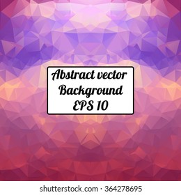 Vector triangle pattern background, triangles background, vector illustration with plenty space for your text. Geometric backdrop. Modern banner design template, vector illustration. 