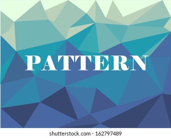 Vector triangle pattern. Geometric abstract texture