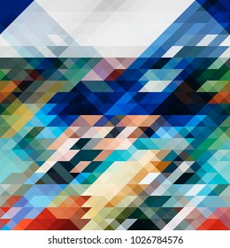 Vector triangle pattern texture