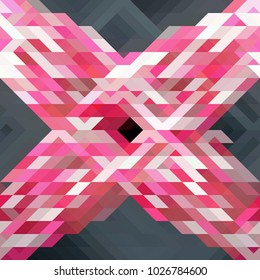 Vector triangle pattern texture