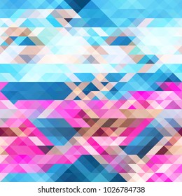 Vector triangle pattern texture