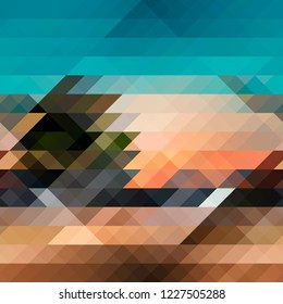 Vector triangle pattern texture