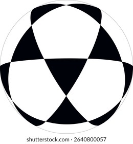 vector of a triangle soccer ball