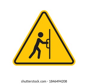 Always Close The Door Sign Vector, Always Close The Door, Close The Door  Sign, Close The Door Sign Vector PNG and Vector with Transparent Background  for Free Download