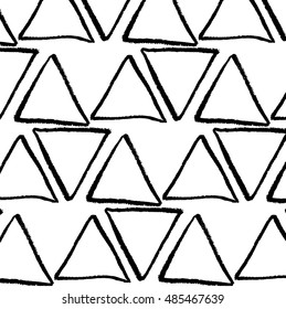 Vector triangles background