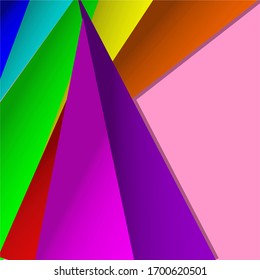 Vector triangular background texture design