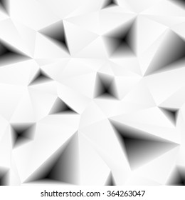 Vector triangular holes abstract seamless pattern