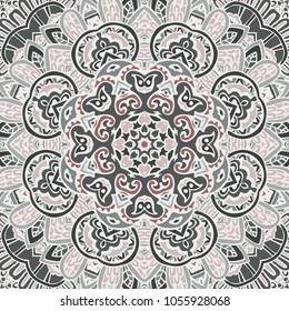 Vector Tribal aztec style ethnic seamless pattern. Vintage indian geometric background