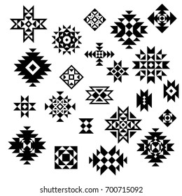 Vector Tribal Design Elements. Geometric Design. Can be used for textile, backgrounds, web, wrapping paper, package etc.