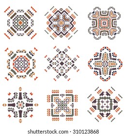 Vector Tribal elements. Ethnic stile. Isolated.