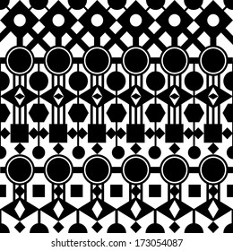 vector tribal ethnic geometric seamless pattern