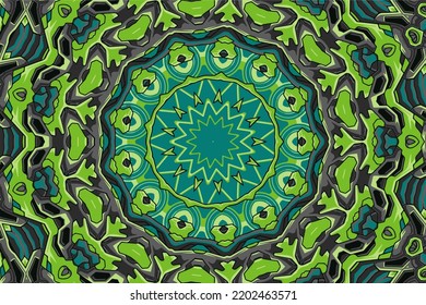 Vector tribal indian vintage ethnic seamless design. festive colorful mandala pattern