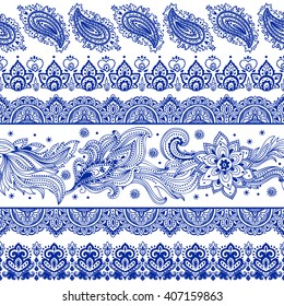 Vector Tribal Mexican vintage ethnic seamless pattern