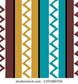 Vector tribal pattern with african ethnic drawing. Good for your textile fashion wrapping and print.
