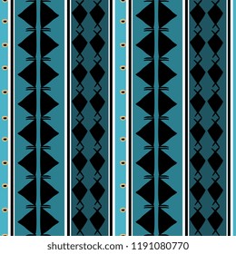 Vector tribal pattern with blue pastel colors african ethnic background. Good for your textile fashion wrapping and print.