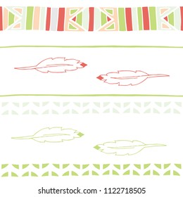 Vector tribal patterns, ethnic cards for design