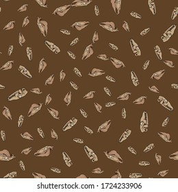Vector. Tribal seamless pattern with animal skulls and dream traps. Decorative ethnic background. Cartoon style for design magazines and travel and leisure sites. Front stickers.