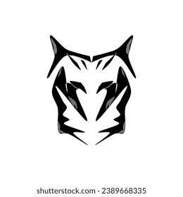 Vector tribal simple, tribal art, tribal tattoo, logo tribal