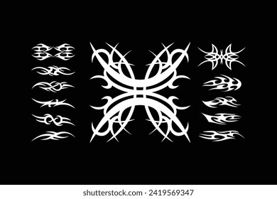 Vector tribal symbol tattoo celtic design