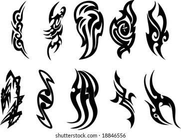 Vector Tribal Tattoo Stock Vector (royalty Free) 18846556 