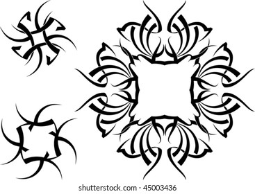Vector Tribal tattoo