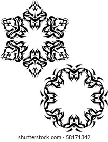 Vector Tribal tattoo