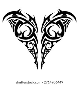 Vektor Tribal Tattoo abstrakt Moderne Vorlage Kunst
