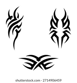 Vektor Tribal Tattoo abstrakt Moderne Vorlage Kunst
