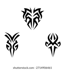 Vektor Tribal Tattoo abstrakt Moderne Vorlage Kunst