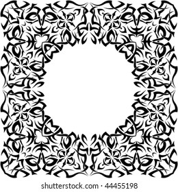Vector Tribal tattoo set