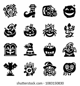 Vector Trick or Treat icon set