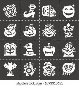 Vector Trick or Treat icon set