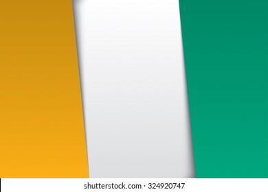 Vector tricolor banners background.