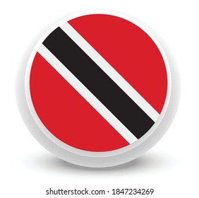 Icono del botón Vector - Bandera de trinidad y tobago
