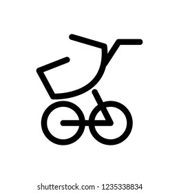vector trolly design set background baby